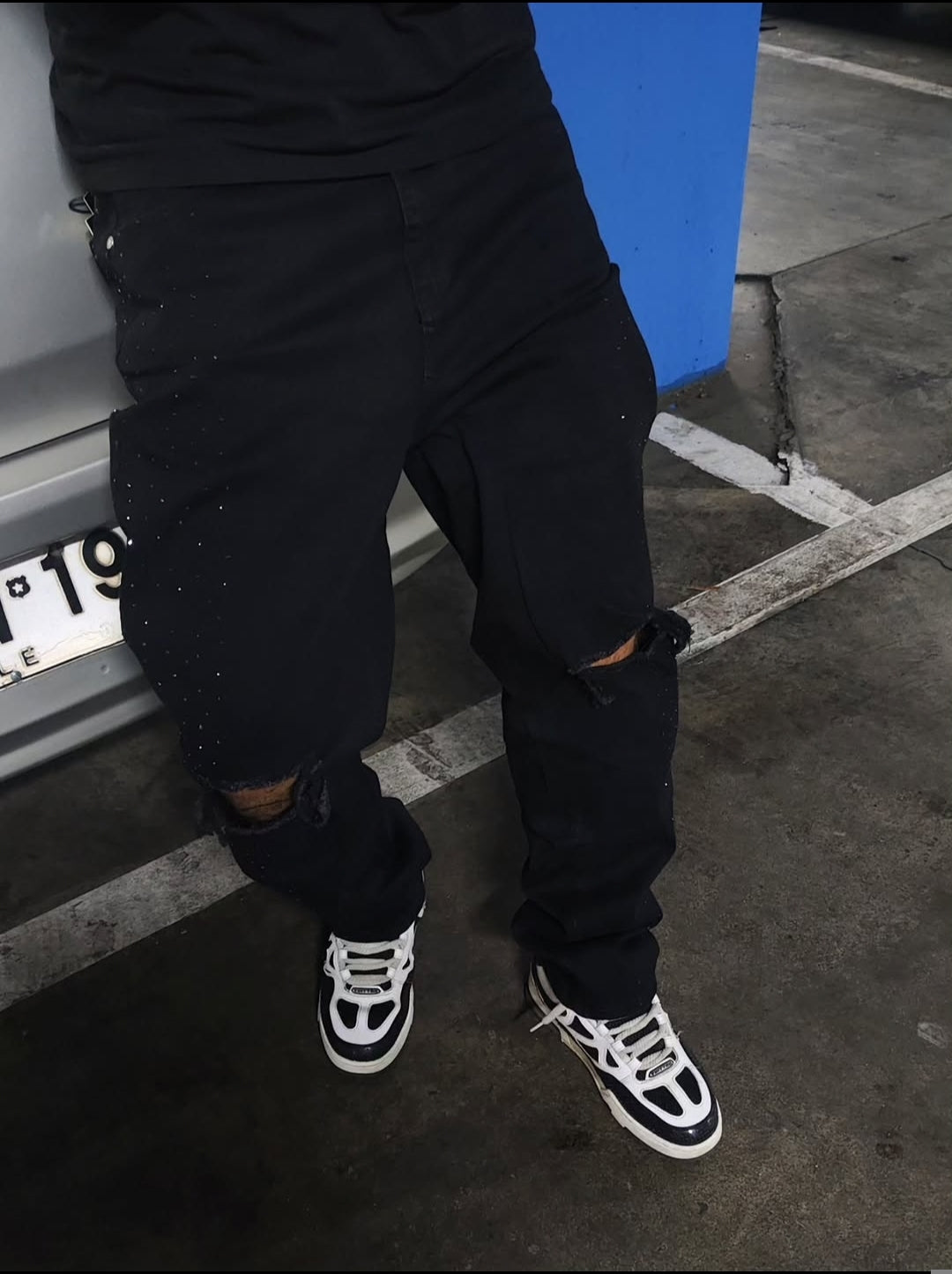 Jeans Cosmos Black Rasgado