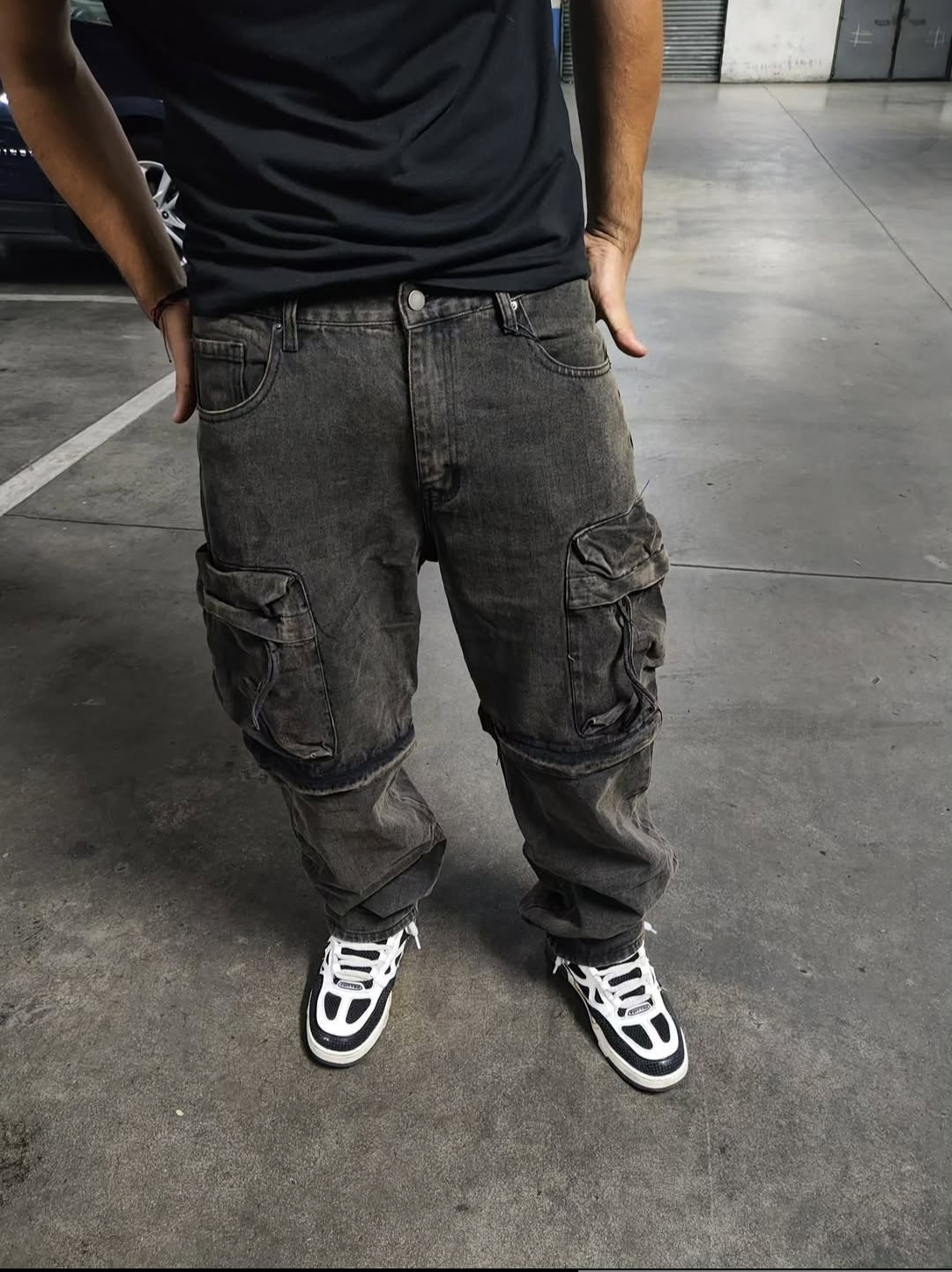 Jeans desmontable multicargo