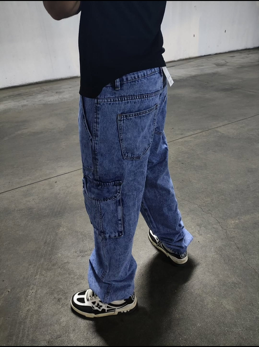 Jeans Cargo Frost Blue